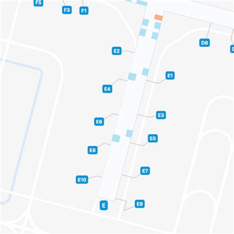 Bangkok Airport Concourse E Map & Guide