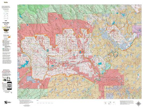 UT Uintah Basin Extended Archery Area 218 Hybrid Mule Deer Map by Utah ...