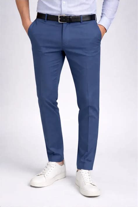 Smooth Finish Airforce Blue Office Trousers – Zee Gold