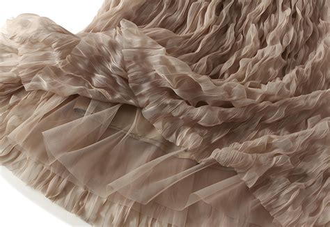 Multilayer Ripple Self Design A-Line Skirt - J895_KHAKI – MERZI ...