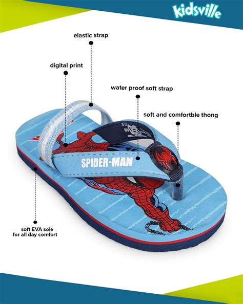 Spiderman Flip-Flops For Kids Boys – Kidsville