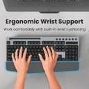 Portronics Key10 Combo Wireless Keyboard & Mouse, Wrist Rest, Media ...