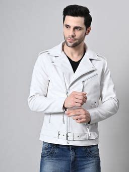 Buy TBOJ Men Solid Leather Jacket - Black (XS) Online