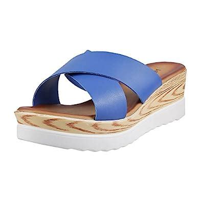 Metro Women's Blue Fashion Sandals - 3 UK/India (36 EU)(41-3109-45-36 ...