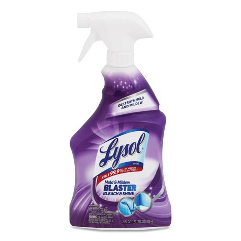 Lysol Mold & Mildew Remover w/ Bleach, 28oz Trigger Spray, 9pk