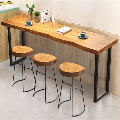 Amazon.com: Narrow Bar Table,Counter Height Pub Table High Top Bar ...