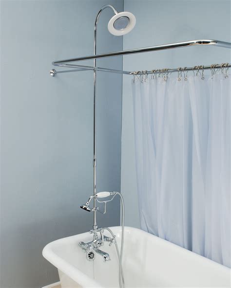 Deluxe Claw Tub Shower Enclosure - KN168 - Clawfoot Tubs and Faucets ...