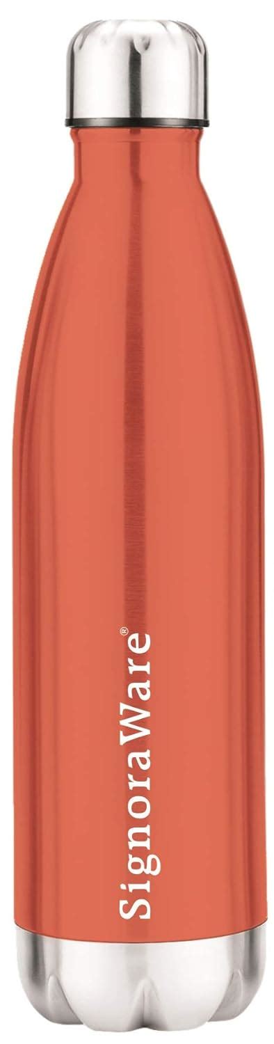 Signoraware Aace Single Walled Stainless Steel Fridge Water Bottle, 1 ...