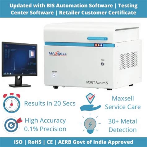 Gold Testing Machine - Testing, Hallmark Centres and Refineries ...