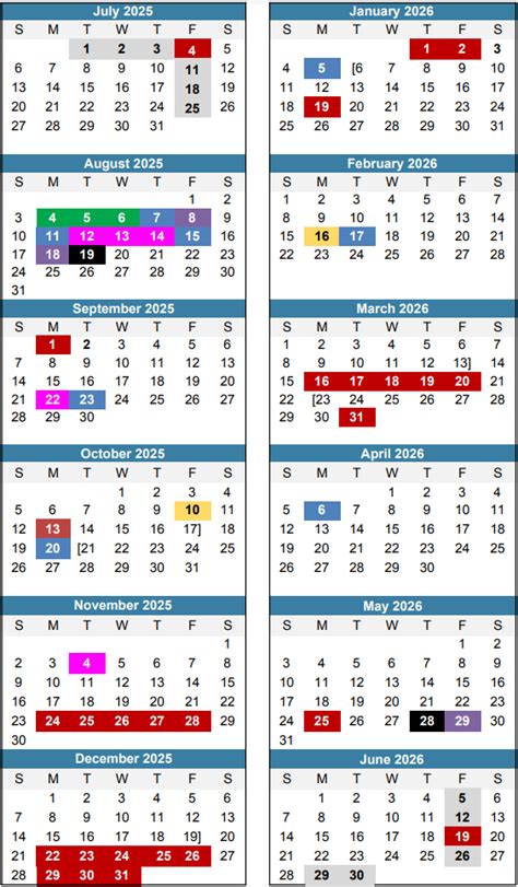 Austin ISD 2025-2026 Calendar | Austin Family Magazine