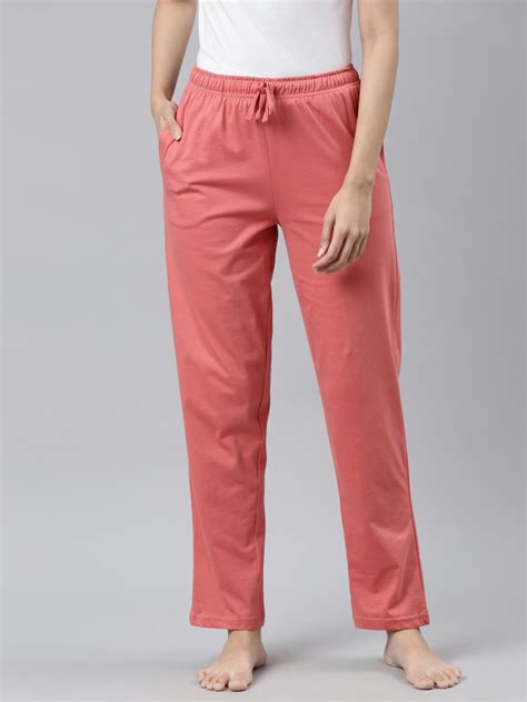 Printed Dusty Pink Lounge Pants for Women | Buy Online at GoColors – Go ...