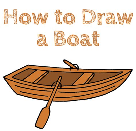 How to Draw a Boat - Draw for Kids