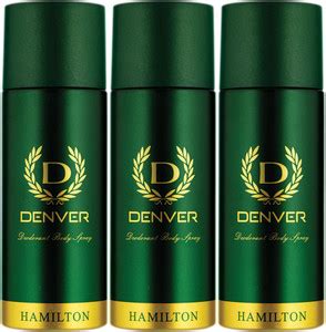 DENVER Hamilton Combo (Pack of 3) Deodorant Spray - For Men - Price in ...