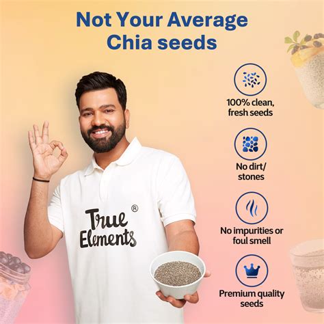 Raw Chia Seeds - Omega 3 Rich Chia Seeds | True Elements