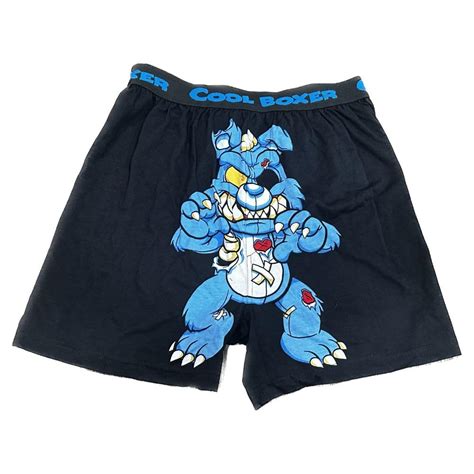 Buy LA LINGERIE Navy Blue Monster Cat Cartoon Printed Boxers for Men ...