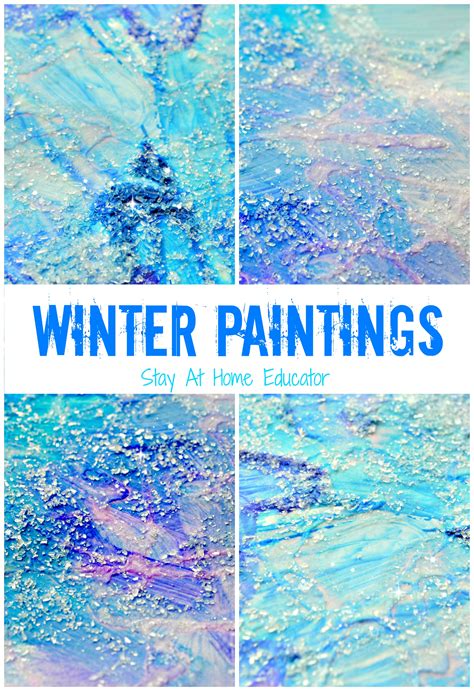 Winter Process Art: Sparkly Keepsakes for Preschoolers