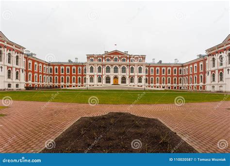 Old Red Castle in Jelgava, Latvia. Latvian Agriculture University Editorial Photography - Image ...