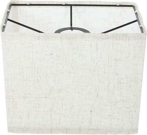 DOITOOL Small Rectangular Lampshade 8.46X7.08X4.72 Inch Cloth Cover for ...