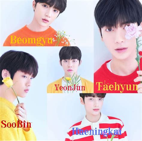 I created a picture with all of the 5 members of TxT:3 hope you like it ...