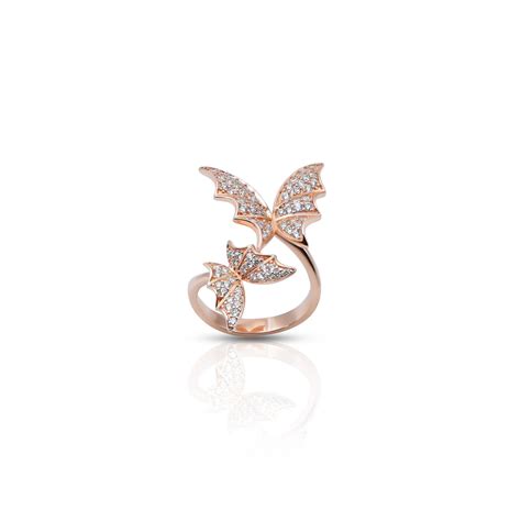925 Silver Exclusive "Sparkling Bats" Ring for Girls – Khushbu Jewellers