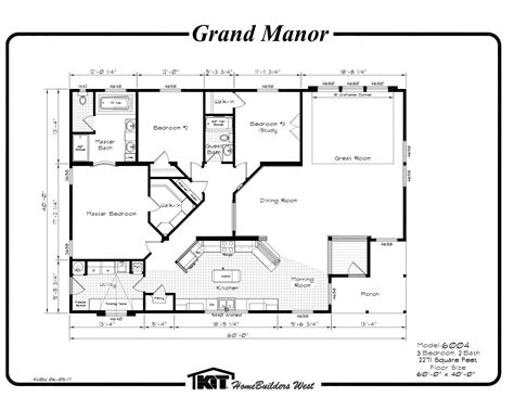 Standard Floor Plans - KIT Custom Homebuilders