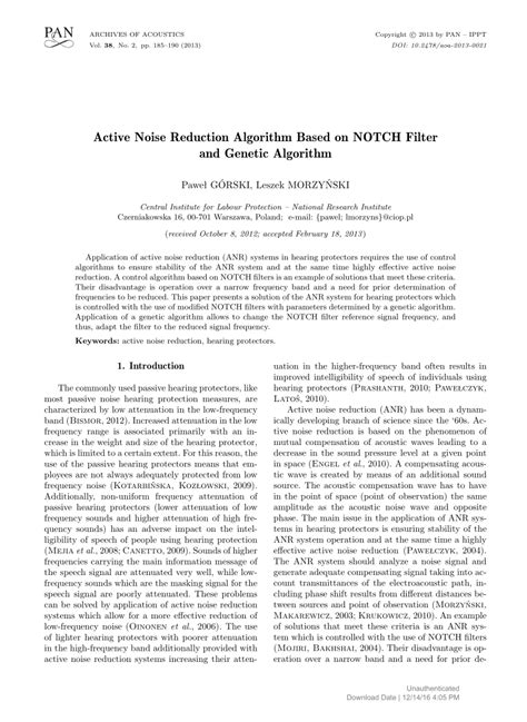 Noise Filter Algorithm 的图像结果