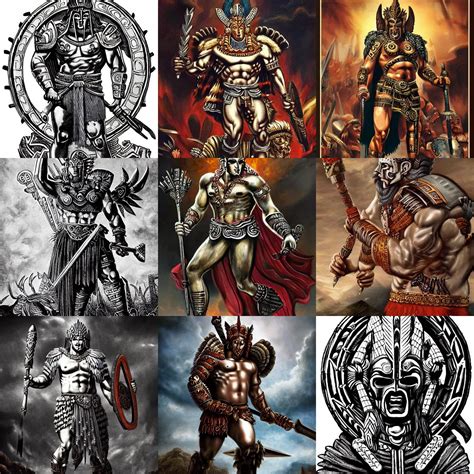 Ares God Of War Painting