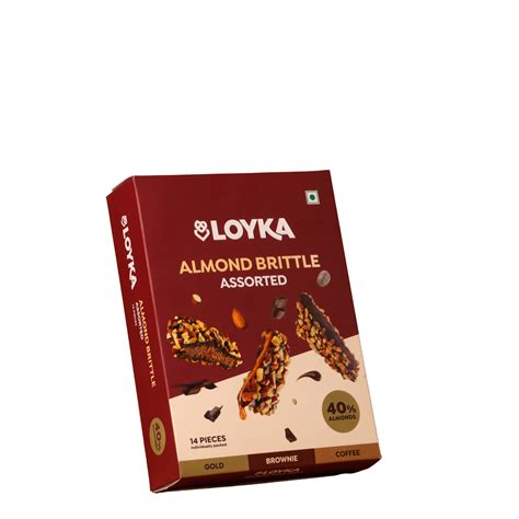 Almond Brittle Assorted 14 Pcs Box – Loyka