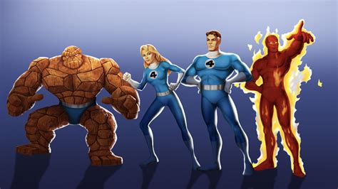Fantastic Four HD, Mister Fantastic, Human Torch (Marvel Comics), Thing ...