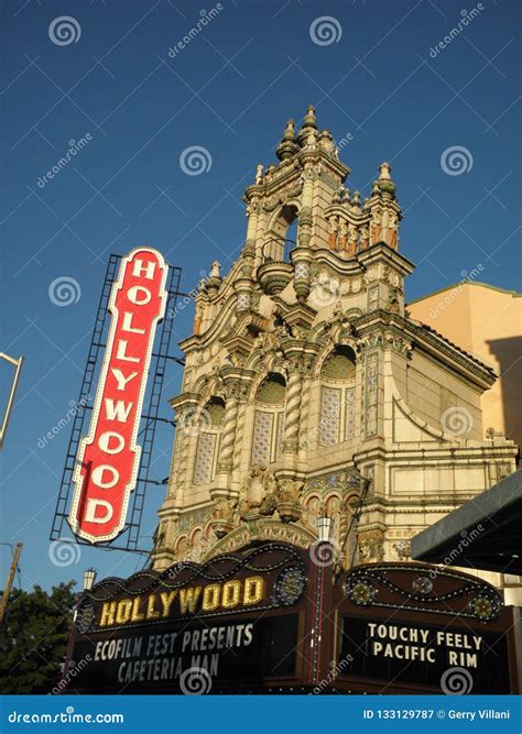 Hollywood Theatre Facade, Portland, or Image 2 Editorial Photography ...