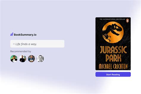 Jurassic Park Book Summary