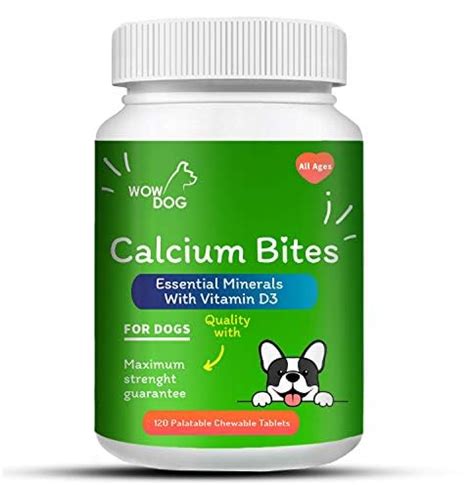 WOW DOG Multivitamin Tablet Dog Supplement 120 Pieces for Dogs with ...