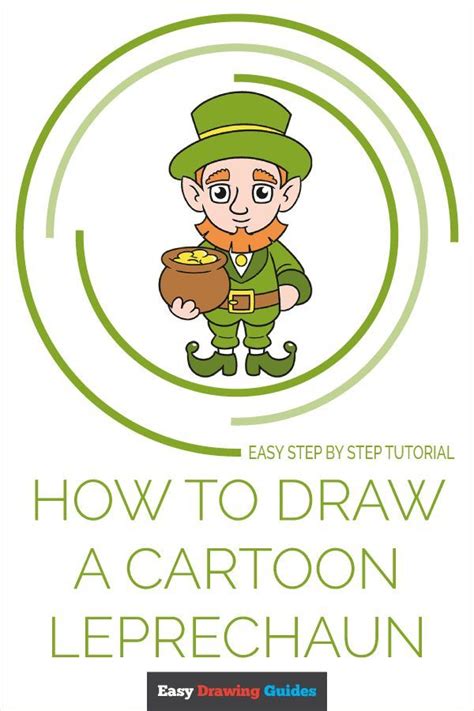 How to Draw a Cartoon Leprechaun | Drawing tutorials for kids, Drawing ...