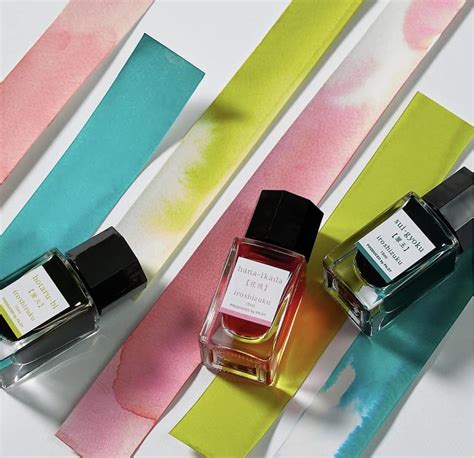 Buy Pilot Iroshizuku Mini Bottled Fountain Pen Ink Hana-ikada, Hotaru ...