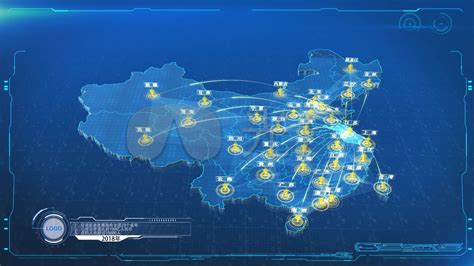 科技中国辐射全国地图AE模版_AE模板下载(编号:7635575)_AE模板_光厂(VJ师网) www.vjshi.com