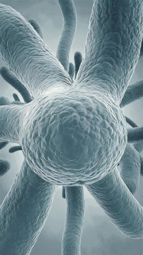 Biological cell or bacteria microscopic view illustration generative ...
