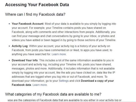 Download and Backup all your Facebook Data using following steps ...