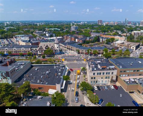Historic commercial building aerial view including SS Pierce Building ...
