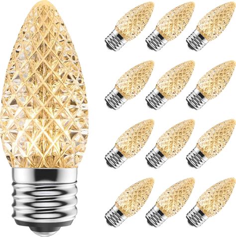 EMYMLITE 50 Pack C9 LED Christmas Light Bulbs, Shatterproof ...