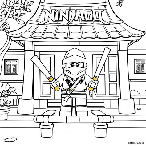 Lego Ninjago Movie Coloring Pages Lloyd