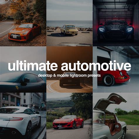 Automotive Lightroom Preset Pack & Gridfiti
