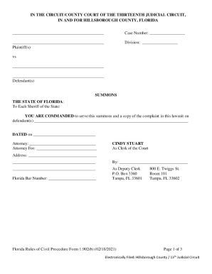 2021-2026 Form FL 1.902(b) - Hillsborough County - Blank Fillable ...