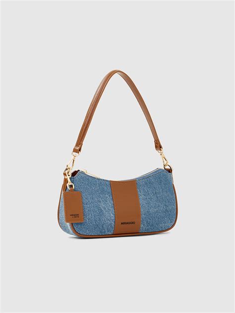 Bella Denim Shoulder Bag – MIRAGGIO
