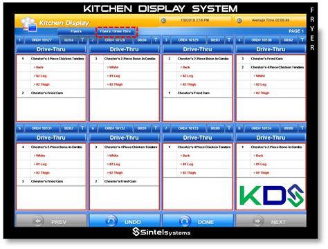 Kitchen Display Systems – Restaurant & QSR POS System – Sintel Systems ...