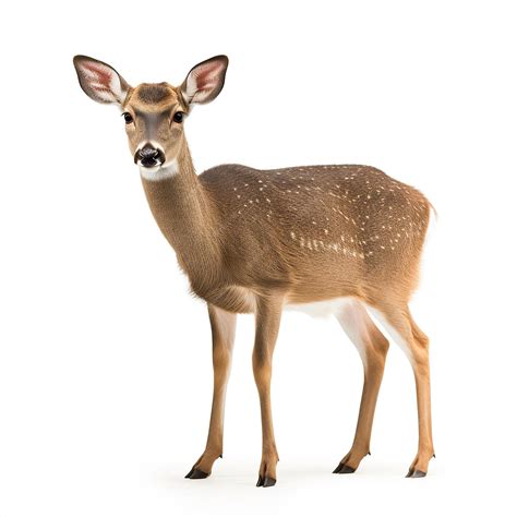 Premium Photo | A deer with a white background and the word deer on it