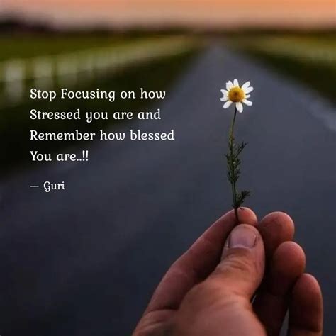 Stop Focusing on how Stre... | Quotes & Writings by Broken Soul | YourQuote