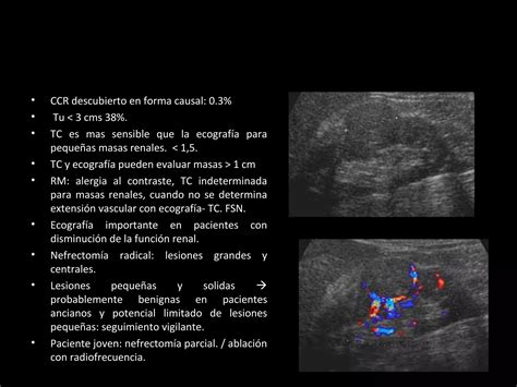 PATOLOGÍA RENAL Y DE LAS VÁS URINARIAS EN ECOGRAFÍA | PPT