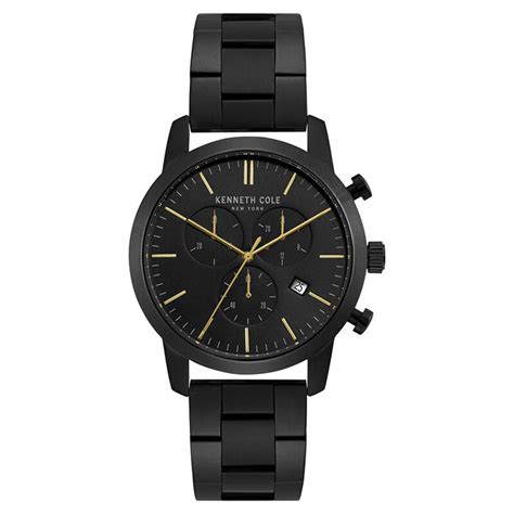 Buy Online Kenneth Cole Quartz Chronograph Black Dial Stainless Steel ...
