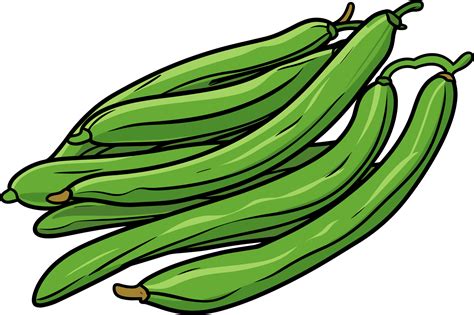 AI generated Green beans clipart design illustration 41453860 PNG