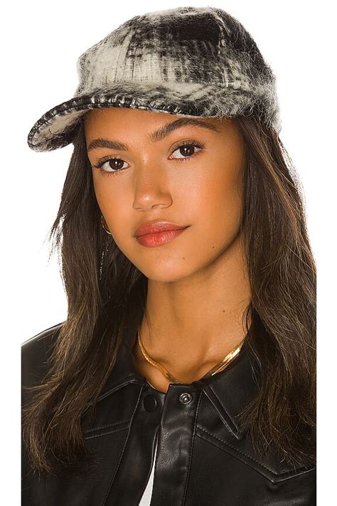 Janessa Leone Kiley Cap in Black | REVOLVE